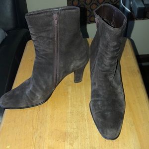 Brown booties